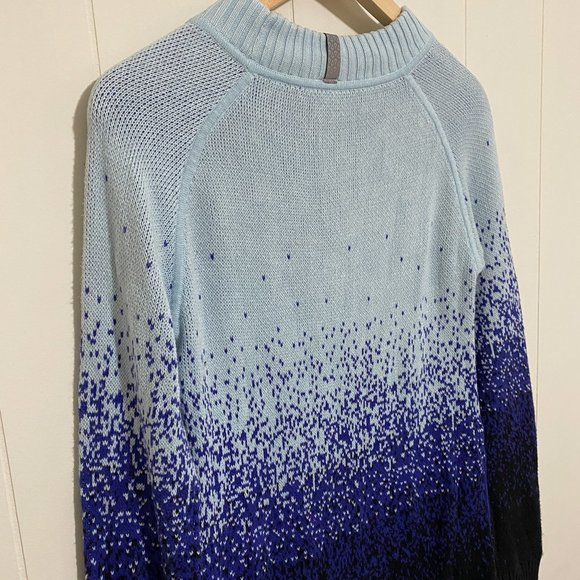 Ivivva Caspian Blue Ombre Warm Me Up Sweater Dress Size 14 Kids (Women's XS) - Picture 12 of 13